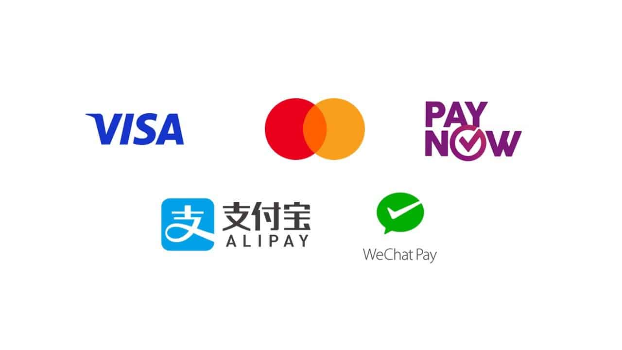 Alipay and WeChat Pay payment logos