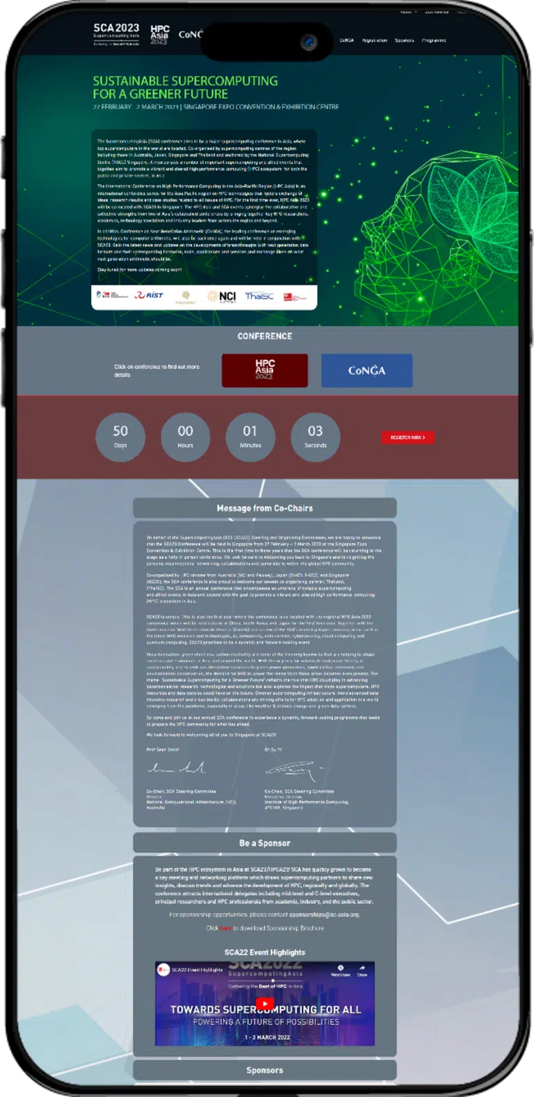 Klobbi Event Microsite