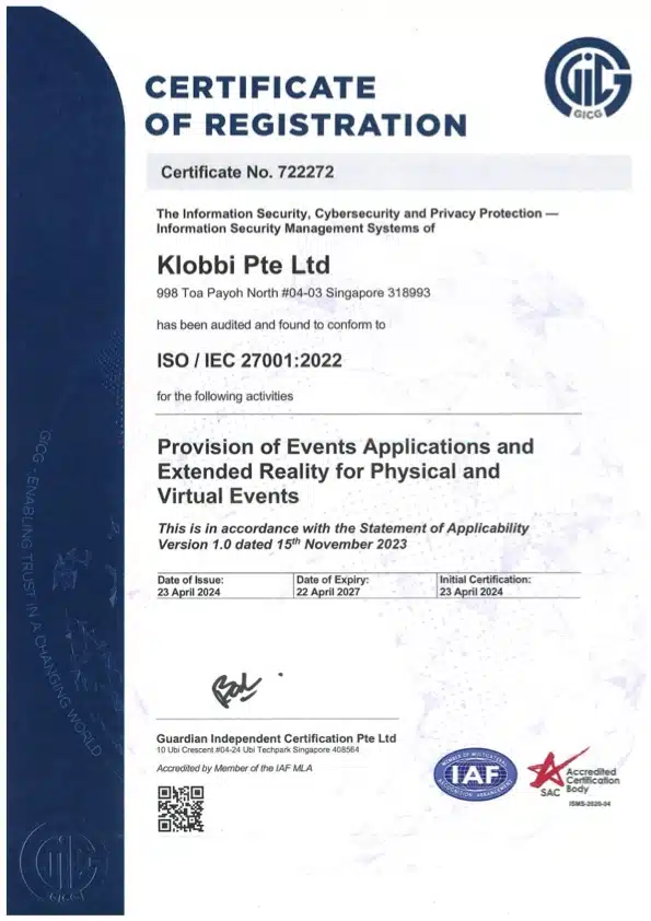 Klobbi ISO27001